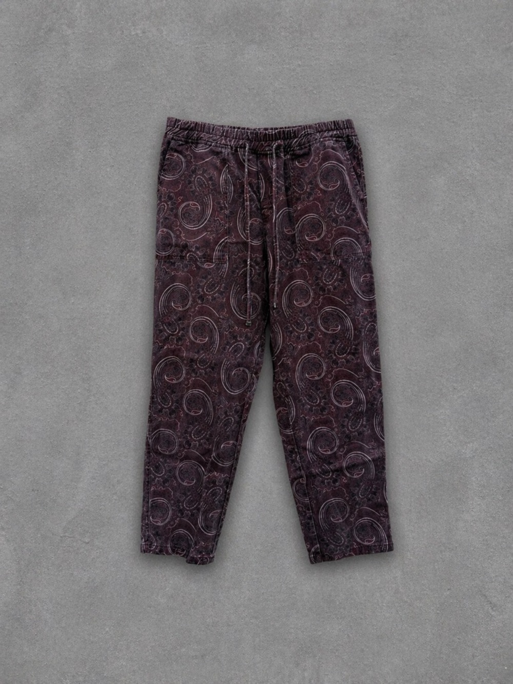Zara Paisley Print Jogger Pants Size S